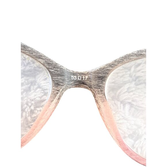 Rickey Smiley RS 202 Pink & Black Eyeglasses Frame 53-17-140 Wood Like Texture - Picture 4 of 7